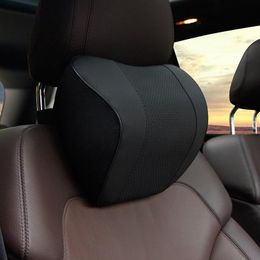 Seat Cushions PU Leather Car Neck Pillow Protection Auto Headrest Support Rest Travelling For ///M Accesories