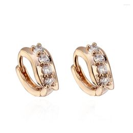 Hoop Earrings Fashion Wholesale Price Women Crystal Cute Zinc Alloy Mujer Earring Hoops For Girl Huggie Creole