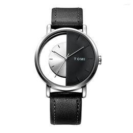 Wristwatches Hollow Design Perspective Table Neutral Leisure Fashion Simple Korean Style Watch