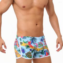 Men's Swimwear 2023 Summer Men Swimsuit Maillot De Bain Boy Swim Suits Boxer Shorts Tiger Printed Trunks Swimming Surf Banadores