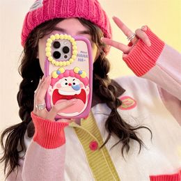 Funny Boys and Grils Silicon Cases For iPhone 13 Pro Max 12 promax Fashion Covers iphone14pro 14promax Full Cover Shockproof iphone14plus Soft Shockproof Case