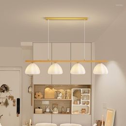 Pendant Lamps Nordic Glass Living Room Main Light Simple Modern Atmosphere 2023 Bedroom Restaurant Creative Lighting Fixture