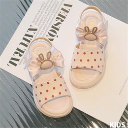 Kids Girls Sandals Non-slip Soft Beach Slippers Summer Slides Cute bow Princess Shoes Toddler Baby Shoe Children Casual Sneakers