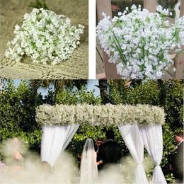 Decorative Flowers Wedding Flower Arch Artificial Gypsophila Silk Party Bouquet Home Decor The Watering