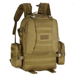 Backpack 50 L Travel Combinations Large Capacity Bags Tactics Military Wearproof Male Messenger Bag