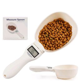 Feeding Digital Display Pet Food Scale Electronic Measuring Tool The New Dog Cat Feeding Bowl Measuring Spoon Kitchen Scale