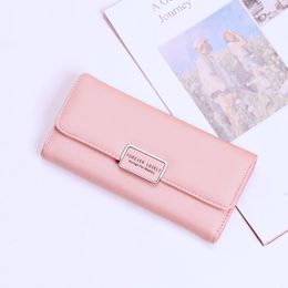 Wallets 2023 Women Wallet Long Purse Clutch Large Capacity Female Pu Leather Lady Phone Bag Card Holder Cartera Muj