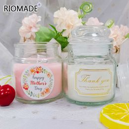 Scented Candle Mother's Day Thanksgiving Soybean Wax CupShape Aromatherapy Candle Wedding Home Decoration Supplies Holiday Atmosphere Candle Z0418