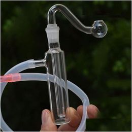 Smoking Pipes Wholesale Female Hookah Glass Oil Burner Bong With Filter Tube Thick Pyrex Clear Bubbler Water Male Pipe Drop Delivery Dhavl