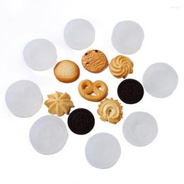 Baking Moulds DIY Cookie Silicone Mould Donut Circle Resin Mould Chocolate Biscuit Cake Decorating Tools Pastry Candle Moulds Decoration