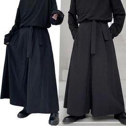 Pants Kendo Uniforms Martial Arts Clothing Kendo Aikido Martial Arts Loose Gothic Hakama Samurai Pants Men Plus Size Wide Leg Pants