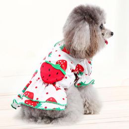 Dog Apparel Fashion Pet Clothes For Dresses Cute Princess Cat Dress Small Dogs Chihuahua Puppy Skirt Watermelon Kitten