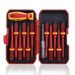 Schroevendraaier 8/13 IN 1 Screwdrivers Set Professional Electronic Insulated Screwdrivers High Slotted Durable Repair Hand Tools Set Accessories