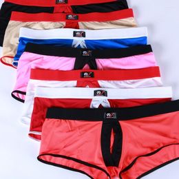 Underpants WJ Men's Underwear Outside Pants Rings Wholesale Silk