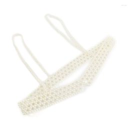 Belts Seaside Body Chain Beaded Waist With Pearl Decors Party Night Club Shinning Jewellery For Woman Girls