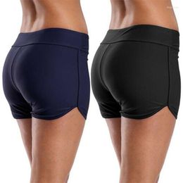 Men's Swimwear Women Swimsuit Shorts Beach Swim Solid Colour Simple Style Bikini Bottom Brazilian Trunks