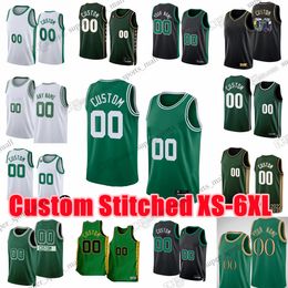 Custom Stitched XS-6XL Basketball Jersey Jayson Al Tatum Horford Payton Pritchard Sam Hauser Luke Kornet Blake Gryphon Davison Justin Champagnie Kabengele