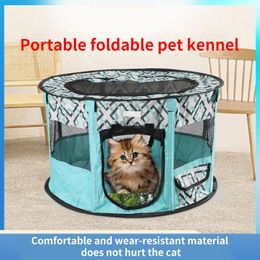 Mats Enclosed Cat Tent Fence Outdoor Foldable Pet Delivery Room Medium Large Cats Dreeding Cage Hot Selling Dog Cages Pet Supplies