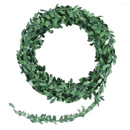 Decorative Flowers Artificial Leaves Foliage Green Wreath Simulated Vines Garland