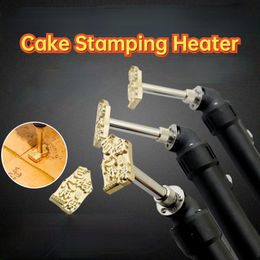 Leathercraft Customised Baking Cake Branding Heater Wood Burning Leather Tyres Hot Stamping Machine Copper Stamp Electric Soldering Iron 200W