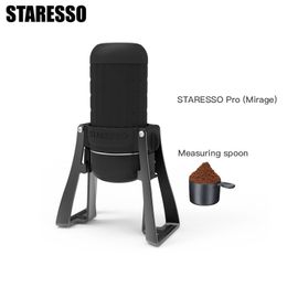 Coffeeware Staresso Mirage SP300 Portable Coffee Machine Espresso Maker Adjustable Pressure Removable Holder Travel Manual Coffee Maker