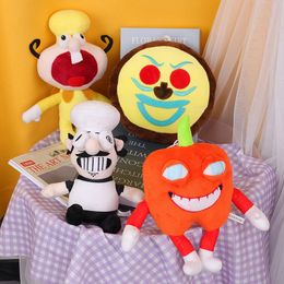 Plush Dolls 23cm Pizza Tower Peppino Toys Cute Soft Stuffed Home Room Decor Cartoon Kawai For Kid Birthday Christmas Gift 230503