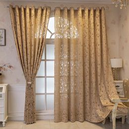 Curtain European And American Curtains Hollow Translucent Impervious Window Screen