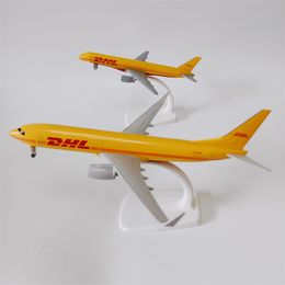 Aircraft Modle AIR DHL Airlines Boeing 737 757 B737 B757 Airways Diecast Airplane Model Plane w Wheels Landing Gears Aircraft Toys Alloy Metal 230503