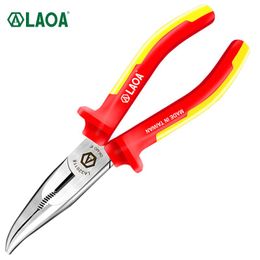 Tang LAOA VDE Insulated Curved nose pliers Needle nose pliers Electrician's pliers 1000V insulation German certification