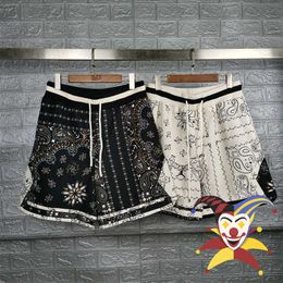 Men's Shorts Mesh Patchwork Shorts Men Women Best Quality Drstring Vintage Shorts J230503