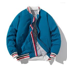 Men's Jackets Winter Streetwear Baseball Jacket Men Women Solid Color Varsity Fashion Hip Hop Coat Loose Designer Couple Windbreaker