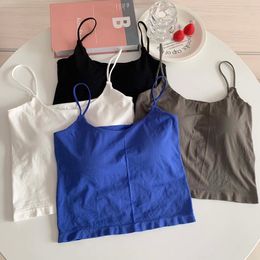 Camisoles Tanks Heliar Women Basic Tops Summer Spaghetti Camis Sleeveless Slim Tank Casual Tube Crop Underwear 230503