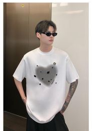 Men's T Shirts We0121 Fashion Men's Tops & Tees 2023 Runway Luxury European Design Print Party Style T-Shirts Clothing