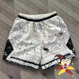 Men's Shorts 2023fw Cashew Flower Full Print Shorts Men Women 11 Best Quality Breeches J230503