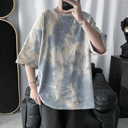 Men's T Shirts 2023 Summer Light Luxury Fashion T-shirt Men Clothing Loose And Comfortable Casual Short-sleeved BoutiqueClothingSimpleStyle