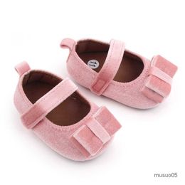 Sandals Baby Girl Shoes For Newborn First Walkers Canvas fabric Shoe Non-slip Anti-Slip Soft Bottom Infant Toddler