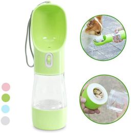 Feeding Portable Dog Water Bottle Food and Water Container For Dog Cat Pets Water Dispenser Bowl Outdoor Travel Feeder Drinking Bottle