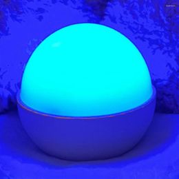 Night Lights LED RGB Camping Light Built-In Battery Baby Sleeping Dimmable Portable With Charging Line For Home Furnishing Decoration