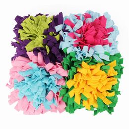 Toys Dogs Snuffle Mat Pet Sniffing Training Blanket Detachable Polar Fleece Pads 45*45cm Pet Toy