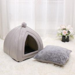 Mats Cat Bed Products For Pets Products House Mat Plush House With Kittens Supplies Cat Soft Bed Accessories Sleeping Basket Hammock