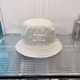 Designer bucket hat classic embroidery hat summer sun hat luxury breathable sunscreen bucket hat trend