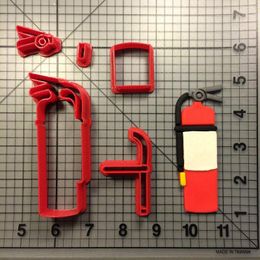 Baking Moulds Fire Extinguisher Hose Sprinkler Fireman Axe Logo Fondant Decorated Cookie Cutter Custom Made Food Grade