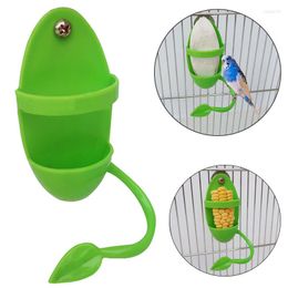 Other Bird Supplies Parrot Food Feeder Fun Cage Feeding Toy Plastic Pet Stand