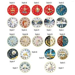 Wall Clocks Fashion 12in Clock Quiet Movement Large Digital Display Non Ticking For Living Room Loft Dining Decorative