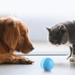 Toys Cheerble Pet Toy Wickedball Automatic Jump Ball Smart Teasser Cat and Dog Toys Biteresistant Pet Interactive Chew Toy Set