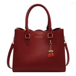 Evening Bags Red PU Leather Wedding Shoulder For Women Large Capacity Handbags Travel Female Crossbody Bag Commuting Big Tote Bolso