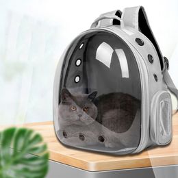 Cat s Crates Houses Pet Carrying Bag Breathable Portable Outdoor Travel Backpack Transparent Transport Space Capsule 230503