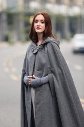 Women's Jackets Women Coat Open Front Cardigan Poncho Long No Sleeve Cape Cloak