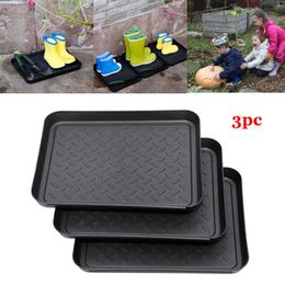 Organisation MultiPurpose Garden Outdoor Boot Mat Tray Boot Mat And Tray for Floor Protectio Plastic shoe plate home Gardening supplies