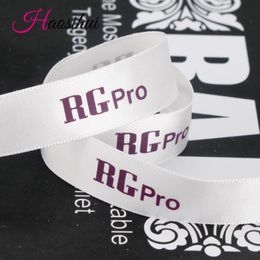 accessories 11/4''(32mm) Custom Ribbon Polyester Printed Gift Package Decoration for Christmas 100 yard/lot